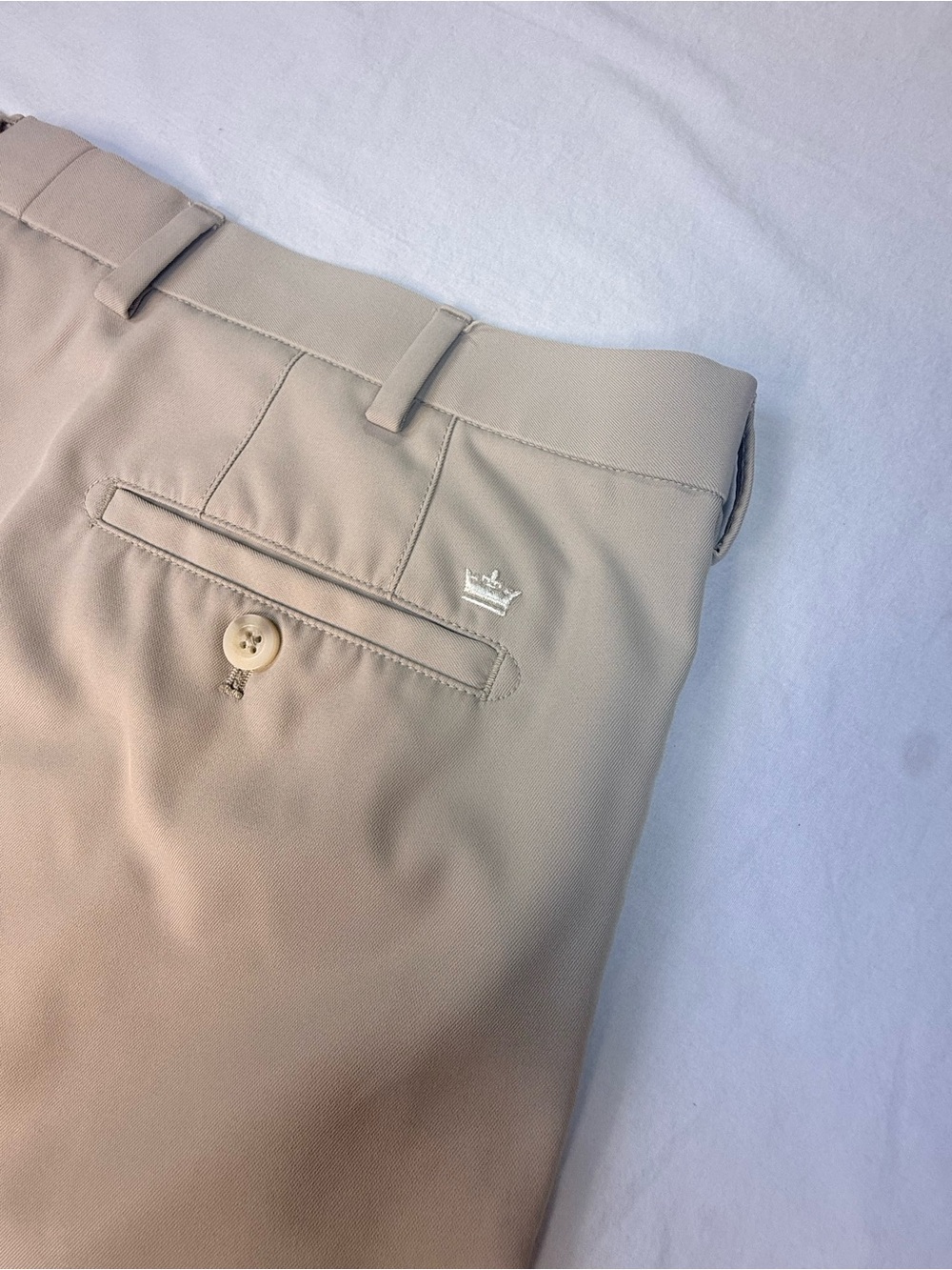 Peter Millar Wicking Golf Shorts Men’s 36 Khaki Performance Stretch - Picture 4 of 8